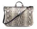 A Lambertson Truex Python and Leather Tote Bag