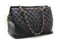 A Chanel Black Caviar Leather Tote Bag