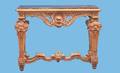 115 Antique Louis XIV Style Marble Top Console Table