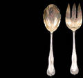 283A 2 Pieces Gorham Sterling Silver Lancaster Salad S
