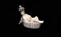 304 Carved Ivory Lady in Tub Signed