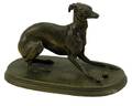 280A Greyhound Bronze Signed PJ Mene