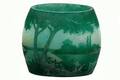 292 Green Daum Nancy Vase