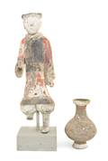 Two Chinese Pottery Tomb Articles