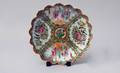 140 Chinese Rose Medallion Scalloped Plate