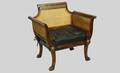 270 Mahogany Carved Regency Style Armchair