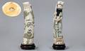 136 Carved Ivory Sage with Scepter and Tablet