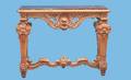 128 Louis XIV Style Continental Marble Top Console