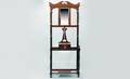 126 English Late 19th Century Mahogany Hall Stand