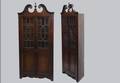202 Mahogany Vintage Four Door Corner Cabinet