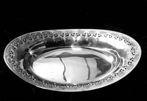 206 Sterling Reticulated Bread Tray