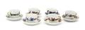 A Meissen Porcelain Cased Demitasse Set