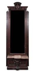 A Victorian Mahogany Pier Mirror