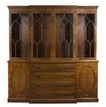 An American Mahogany Breakfront Secretary Beacon Hill Collection
