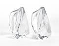 A Pair of Daum Glass Bookends