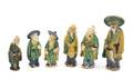 A Collection of Six Chinese Shiwan Figures