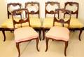 Set of Six 19th C Mahogany Chairs