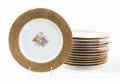 A Set of Thirteen Hutschenreuther Dinner Plates