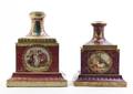 Two Royal Vienna Porcelain Urn Bases