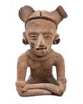 A PreColumbian Style Terracotta Figure