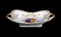 162 English Chamberlain Porcelain DoubleHandled Dish
