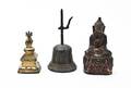 Three Bronze Buddhist Articles