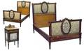 152 Pair of Three Piece Louis XVI Style Beds