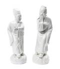 Two Chinese Blanc de Chine Figures