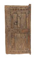 A Moroccan Rustic Carved Door