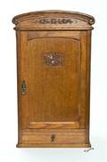 An Art Nouveau Style Oak Cabinet