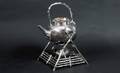 280 M H  Co Silverplated Tea Kettle on Stand