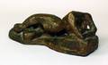 279 Small Bronze Stylized Headless Nude Woman Tors