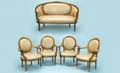 165 Five Piece Louis XVI Style Salon Suite