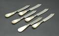 294 Six Mother of Pearl Handles Fruit Knives
