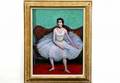 238A Louis Kronberg Ballerina Oil on Canvas Signed