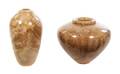 Two Turned Wood Jars