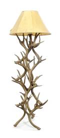 An Antler Floor Lamp