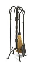 A Set of Contemporary Wrought Iron Fire Tools