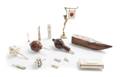 A Collection of Ivory and Wood Table Articles