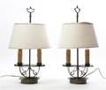 A Pair of TwoLight Table Lamps