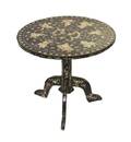 A Chinese Export Lacquered and MotherofPearl Inlaid Tea Table