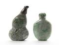 Two Hardstone Snuff Bottles