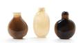 Three Hardstone Snuff Bottles