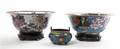 A Group of Cloisonne Enamel Vessels