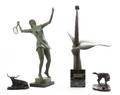 Four American Bronze Sculptures