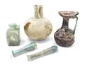 Five Roman Glass Bottles