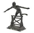 A French Cast Metal Figure of a Hurdler after Chiparus