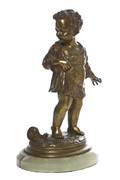 An Italian Gilt Bronze Figure Joseph DAste 1881 1945