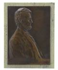 An American Bronze Relief Plaque Victor D Brenner 18711924