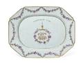 A Chinese Export Porcelain Armorial Platter